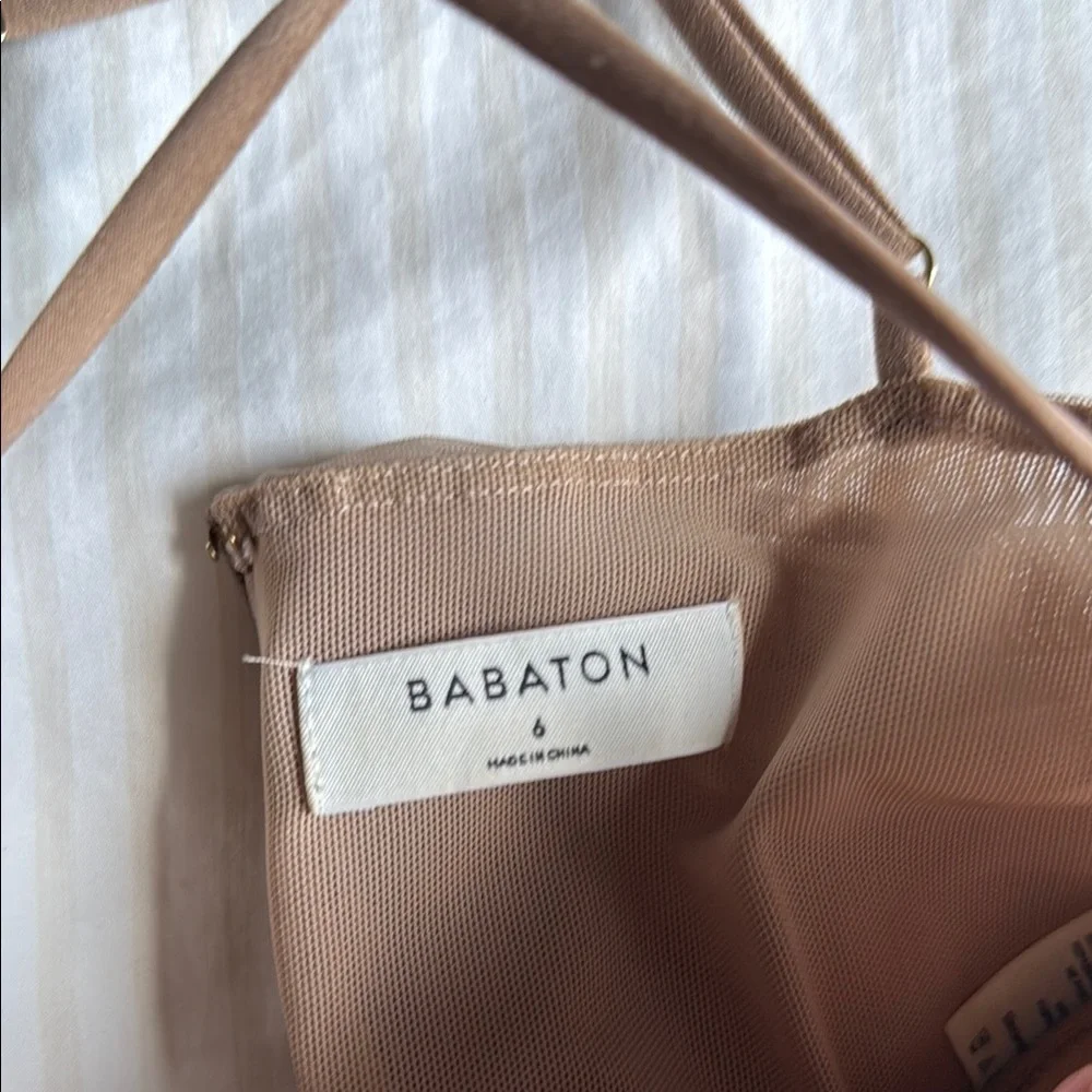 Babaton Brown Ruched Fitted Camisole - Picture 2 of 4